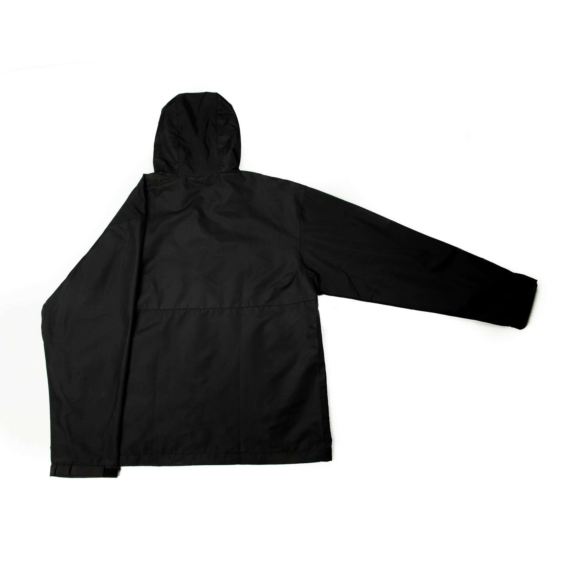The Stacked Jacket Black - weatherproof shell jacket with hood, ideal for snowboarding and versatile for streetwear.